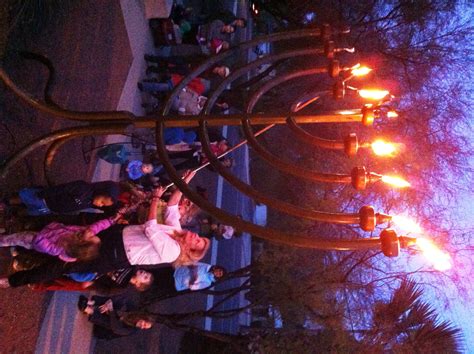 Temple Emanu-El Hanukkah Menorah Lighting - Jewish Tucson