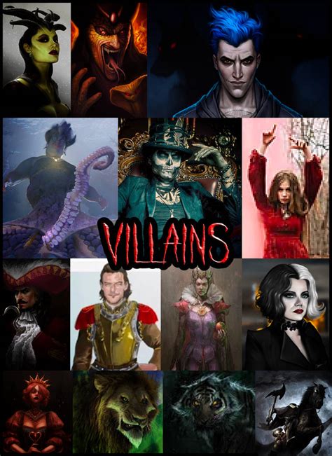 Disney Villains - Concept Poster by DARKSEELSTUDIO on DeviantArt