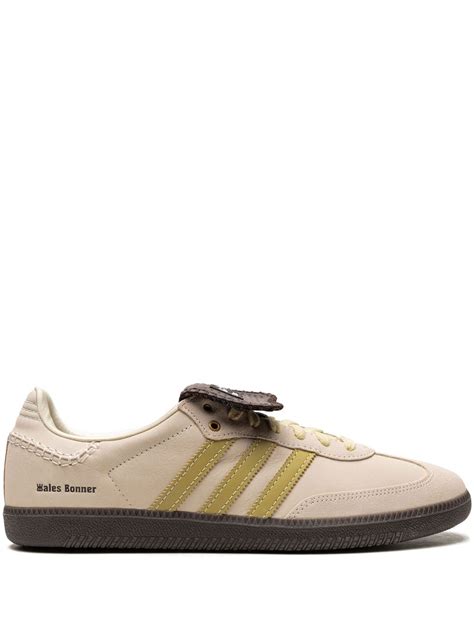 Adidas x Wales Bonner Samba "Cream/ Yellow" Sneakers | Neutrals | FARFETCH