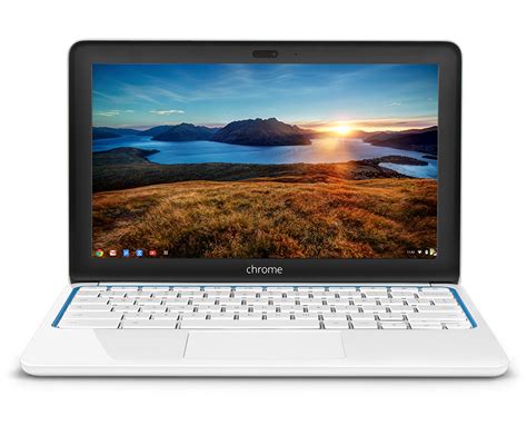 Amazon.com: HP Chromebook 11-1101 (White/Blue) : Electronics