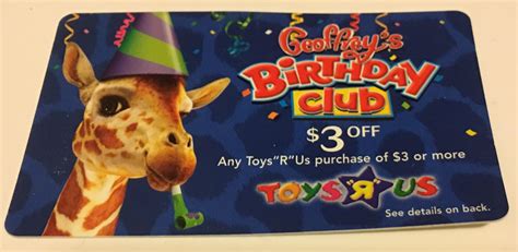 This generous gift for signing up with Geoffrey’s Birthday Club at Toys R Us : r/nostalgia