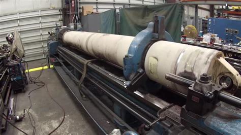 Large Lathe Work - YouTube