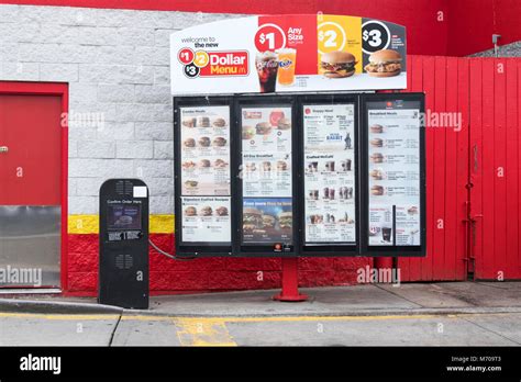 Mcdonalds Drive Thru Menu