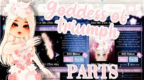 Getting the Goddess of Triumph Set PARTS from Trading 💗🤍 DAY 2!! - YouTube