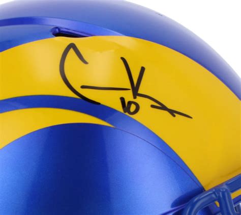 Shop Cooper Kupp Los Angeles Rams Signed Riddell Helmet