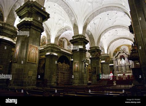 Peru. Cusco city. Interior of The Cathedral Stock Photo - Alamy