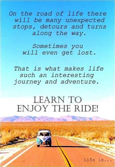 life's a journey enjoy the ride quotes - At The Size Journal Galleria ...