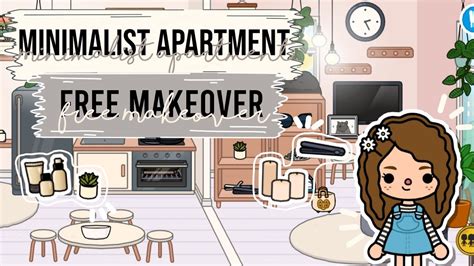 MINIMALIST APARTMENT Makeover | Free Home Designer | Toca Life - YouTube