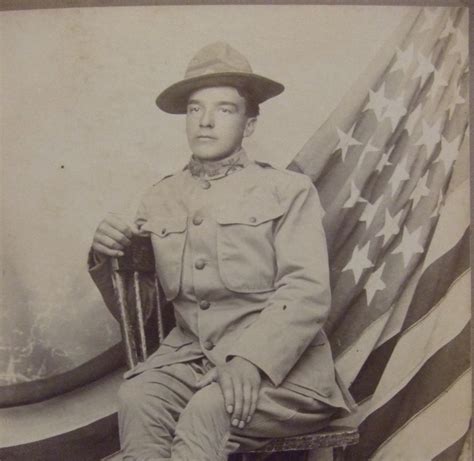 Cabinet card of 16th Infantry soldier at FT Crook | Collectors Weekly