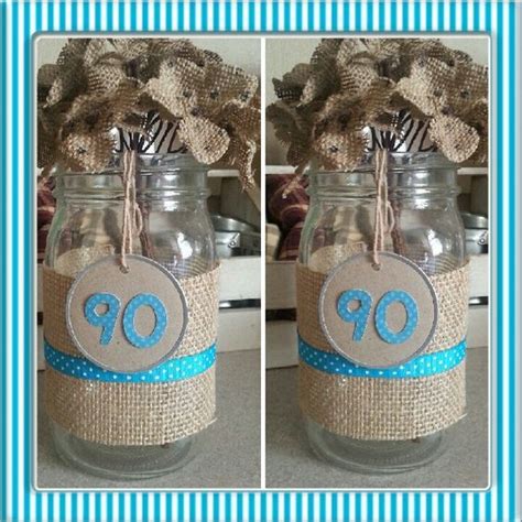 90th Birthday Centerpieces - Fun Table Decorations for a 90th Birthday Party! | 90th birthday ...