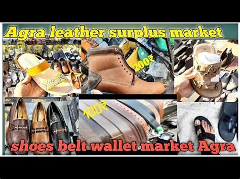 agra leather market || leather shoes market / #agra #leather #market ...