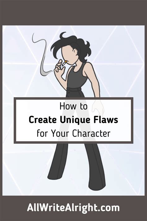 How to Create Unique Flaws for Your Character | Writing inspiration tips, Book writing ...