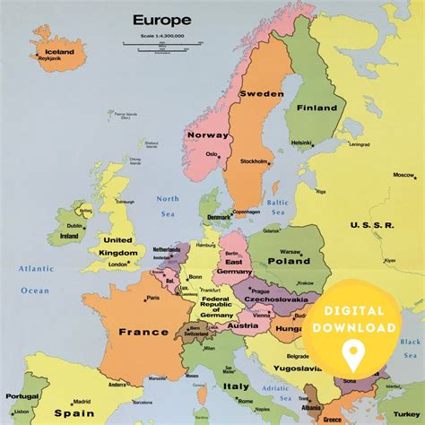 Political Map Of Europe