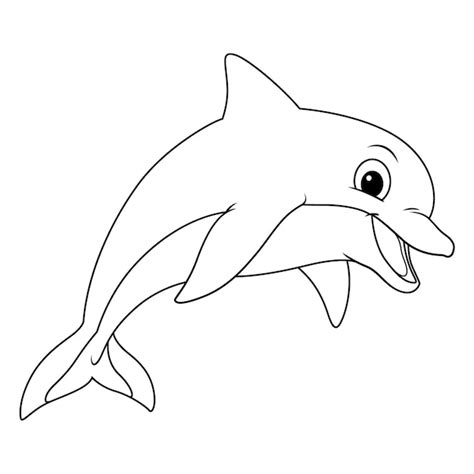 Dolphin Outline Images - Free Download on Freepik