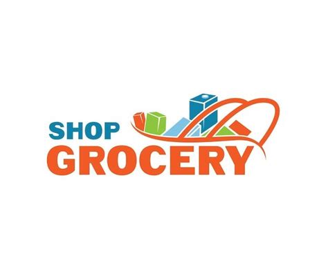 Premium Vector | Grocery Shopping Business Commerce Logo Design ...