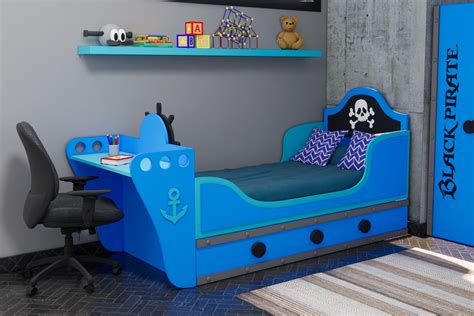 Pirate Boat Bed Plans plans Only, Create a Themed Bedroom for Your ...