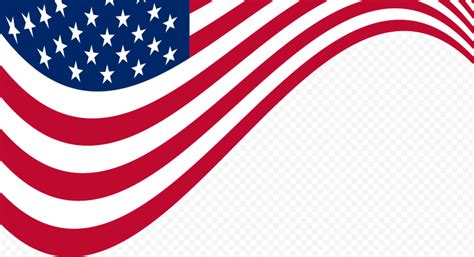 Hd United States Flag Illustration Ribbon Style | Citypng