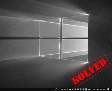 Black And White Screen Windows 10