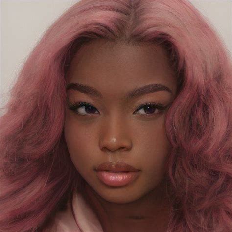 Portrait by yourlocal - Artbreeder Pink Hair, Blonde Hair, Color Race ...
