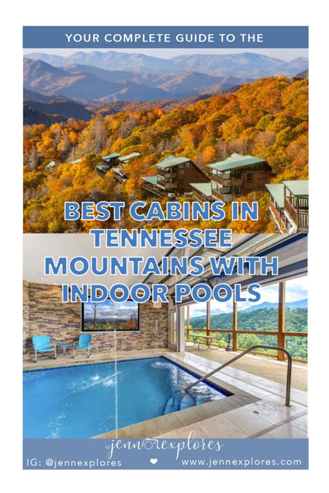 The BEST Cabins in Tennessee Mountains with Indoor Pools