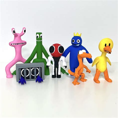 Roblox Rainbow Friends Figure stampate in 3D - Etsy Italia