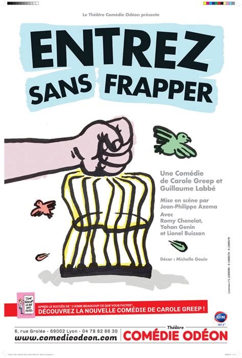 Entrez sans frapper - Théâtre Comédie Odéon