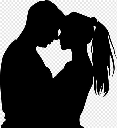 Silhouette couple, love couple, love, animals, couple png