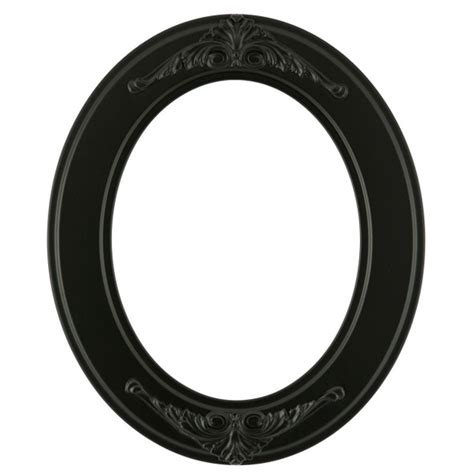 Venice Oval Picture Frame - Gloss Black |Victorian Frames