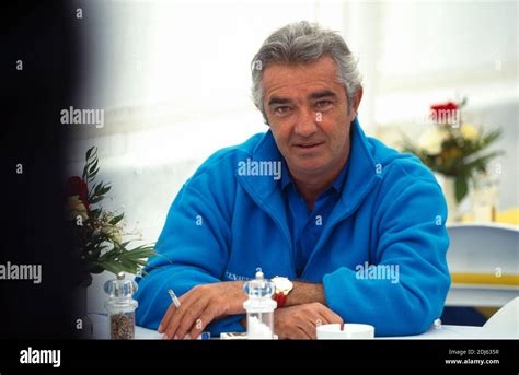 Formula one 1997, Flavio Briatore, Benetton manager Stock Photo - Alamy