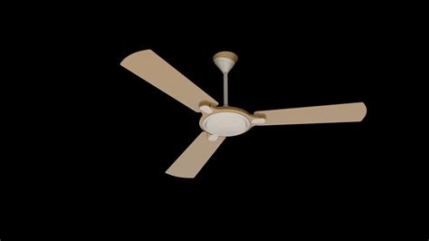 household Ceiling Fan 3D Model | CGTrader