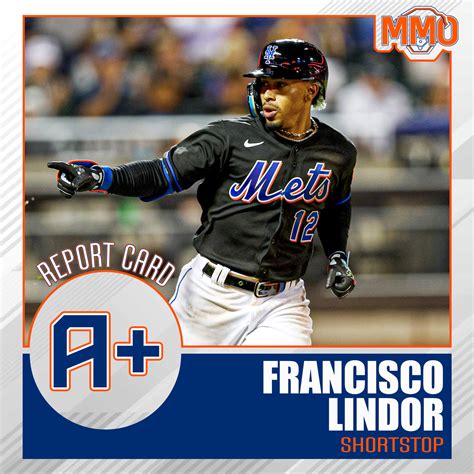 2022 Mets Report Card: Francisco Lindor, SS | Metsmerized Online | Flipboard