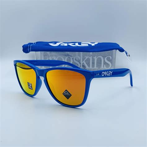 Limited Edition 35th Anniversary Oakley frogskin (A) Prizm Ruby Primary Blue, Men's Fashion ...