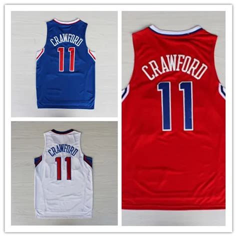 #11 Jamal Crawford Jersey, Stitched Jamal Crawford white red Blue ...