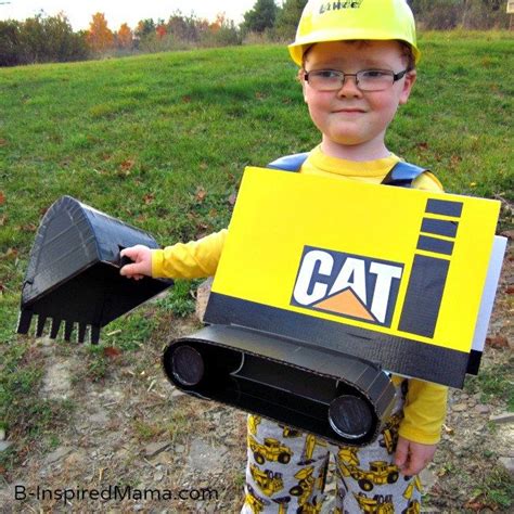 A Kids Excavator Halloween Costume DIY • B-Inspired Mama | Toddler halloween costumes diy ...