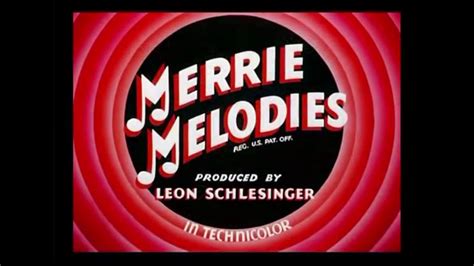 Merrie melodies intro 1943 - YouTube