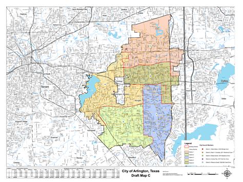 Arlington, TX, council approves new voting districts, map | Fort Worth ...