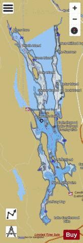 Candlewood Lake Fishing Map | Nautical Charts App