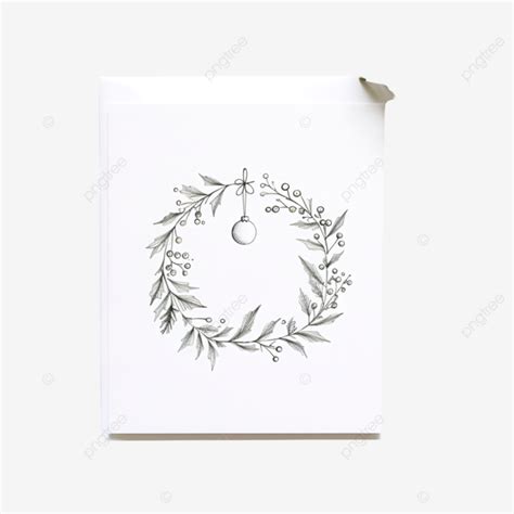 Simple, Formal And Elegant Christmas Hand Written Greeting Card, Luxury ...