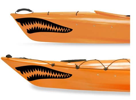 Sharks teeth decal sticker set for your kayak | Kayak decals, Shark teeth, Kayaking
