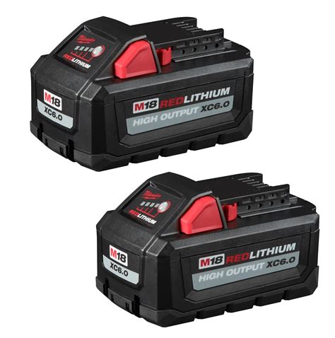 Milwaukee Tool 48-11-1862 Milwaukee M18 REDLITHIUM High-Output XC6.0 ...