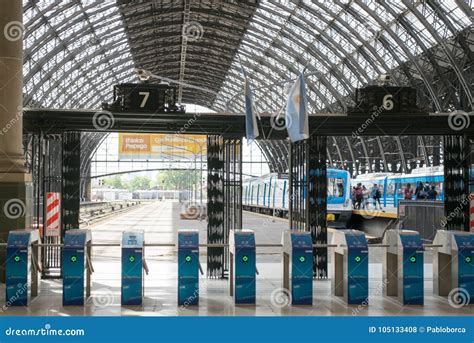 Retiro Train Station in Buenos Aires Editorial Stock Photo - Image of ...