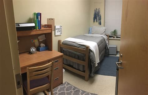 [my single dorm room] #dormroom #dormideas / single dorm room layout ...