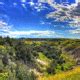 Looking at the valley below at Theodore Roosevelt National Park, North Dakota image - Free stock ...