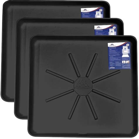 American Built Pro Plastic Washing Machine Drain Pan (Black) WMSP-BUND P3 at Lowes.com