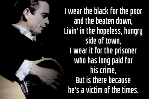 Man In Black - Johnny Cash.