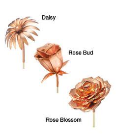 24 Copper Flowers ideas | copper artwork, flowers, copper