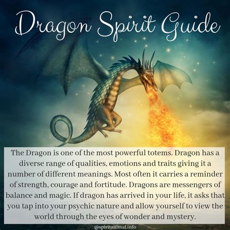 Dragon Spirit Animal - Spirit Animal Info | Dragon energy, Animal totem ...