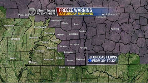 Freeze Warning in effect Saturday Morning - WBBJ TV