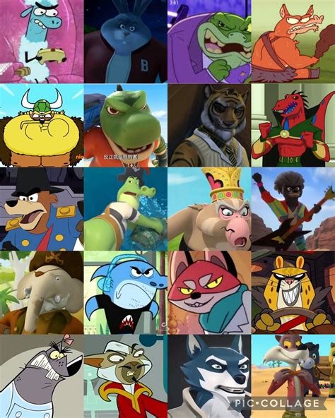 20 Cartoon Animal Villains by Bunnymund05 on DeviantArt