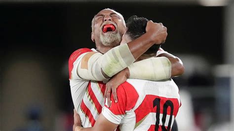 Japan defeats Scotland, reaching Rugby World Cup quarter-final for ...